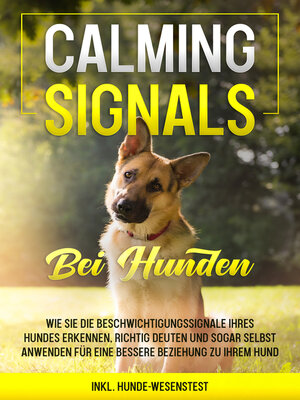 cover image of Calming Signals bei Hunden